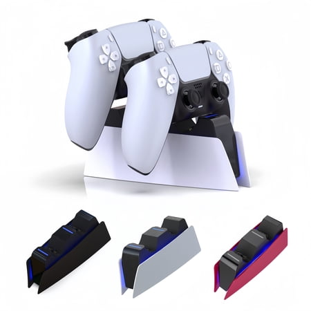 Wuzplay Controller Charger, for Playstation 5, White
