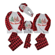 PSEURRLT Christmas Pajamas for Family Mens Christmas Pajamas - Mens Pajamas Set Flannel