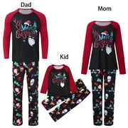 pseurrlt Family Matching Outfits Fall Matching Pajamas for Couples Family Christmas Pajamas Set Plus Size 3X