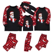 pseurrlt Matching Christmas Pajamas for Family Womens Pajamas Sets Clearance for Women/Men/Kids/Couples