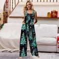 thumbnail image 1 of pstuiky Christmas Outfits for Women, Women Christmas Overalls Print Loose Adjustable Overalls Wide Leg Belt Pocket Overallschristmas Jumpsuit for Women, 1 of 9