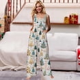 thumbnail image 1 of pstuiky Christmas Outfits for Women, Women Christmas Overalls Print Loose Adjustable Overalls Wide Leg Belt Pocket Overallschristmas Jumpsuit for Women, 1 of 9