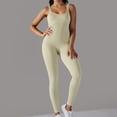 thumbnail image 1 of pstuiky Jumpsuits for Women Dressy, Women's Summer Leisure Tight Breathable Comfortable Exercise Solid Color Yoga Jumpsuit Pants Rompers for Women Juniors Pants, 1 of 6