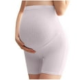 thumbnail image 1 of pstuiky Maternity Gym Shorts Plus Size Cotton Shorts Leggings for Pregnant Women Anti-Slip Comfort Fit Maternity Bike Shorts, 1 of 3