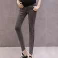 thumbnail image 1 of pstuiky Maternity Pants for Women Solid Color High Waist Loose Fit Stretch Denim Jeans for Pregnancy Comfortable Casual Long Pants Pregnancy Pants for Women, 1 of 3