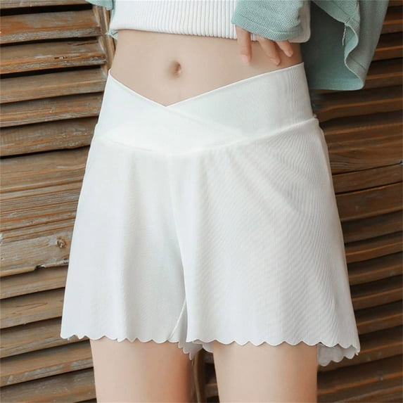 pstuiky Maternity Workout Shorts Belly Support Pants Loose Fit Solid Color Summer Leggings for Pregnant Women Pregnancy Biker Shorts