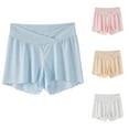 thumbnail image 1 of pstuiky Maternity Workout Shorts Belly Support Pants Loose Fit Solid Color Summer Leggings for Pregnant Women Pregnancy Workout Shorts, 1 of 3