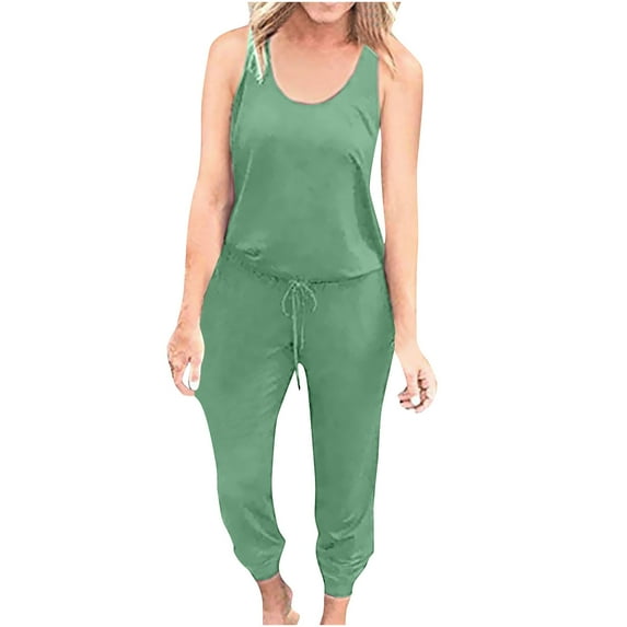 pstuiky Rompers for Women, Women Print Wide Leg Long Pants With Pockets Straight Modern Fit Athletic Plus Size Sweatpants for Girls Trousers for Women Gift for WomenGreen XL