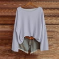 thumbnail image 1 of pstuiky Short Sleeve T Shirts for Women Fashion Crew Neck Solid Color Women'S Clothing Business Casual Loose Fit Comfortable Spring Tops Blouses for Women, 1 of 5