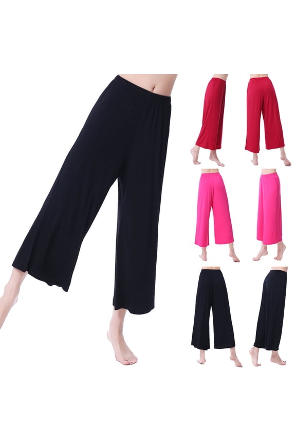 Wide Leg Sweatpants, Women Print Mid Waist Baggy Pants Tight Cotton Simple Oversized Full Trousers Sports Pants Gift for Girl Hot Prices Black L