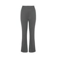 thumbnail image 1 of pstuiky Women's Flared Leggings Yoga Pants Flare Sweatpants Women High Waisted Yoga Pants Long Pants Wide Leg Workout Pants Gray #8 XXXL, 1 of 4