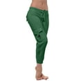 thumbnail image 1 of pstuiky Womens Cargo Capris Hiking Lightweight Pants with Pockets Outdoor Trip Loose Shorts Cargo Pants for Women Green #3 XXL, 1 of 7