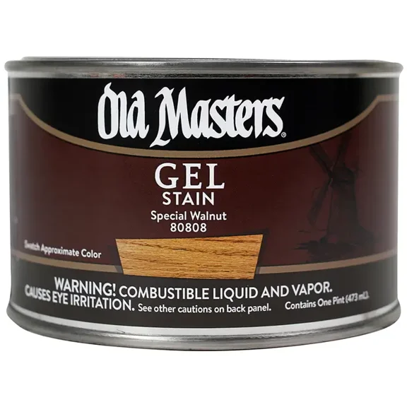 pt Old Masters 80808 Special Walnut Gel Stain Oil-Based Stain
