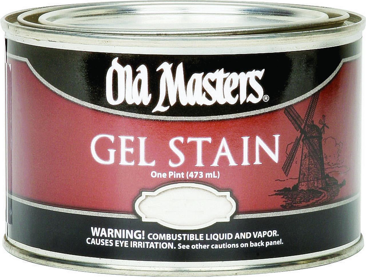 Old Masters 81008 Gel Stain, Pickling White, 1 pt Can