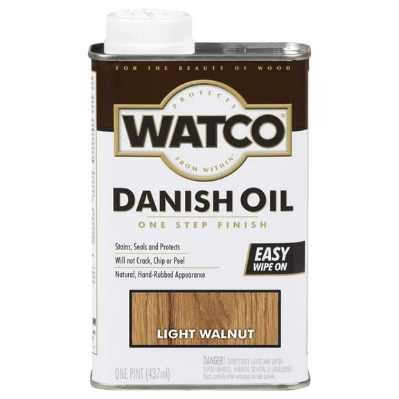 pt Rust-Oleum 65551 Light Walnut Watco Danish Oil Finish