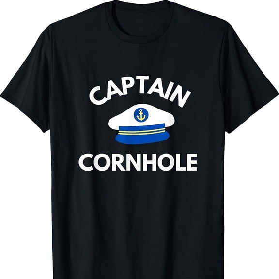 ptain Cornhole - Cornhole Gifhamp Joke Funny Cornhole T-S1Hirt