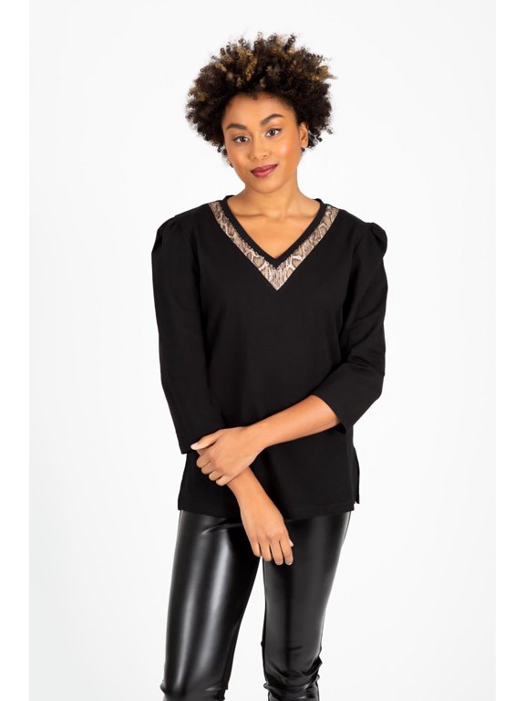 puff-sleeve-python-top