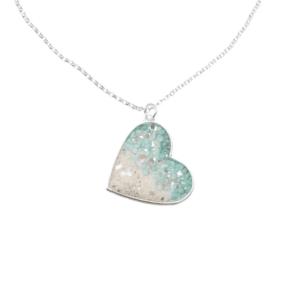puka Ocean Heart Necklace