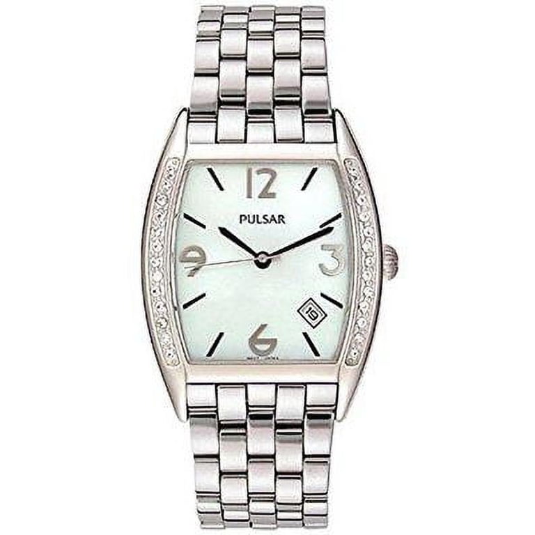 Pulsar Women’s silver Watch with White Wrist  Band  - Pre-owned PP6021 Women main image 4