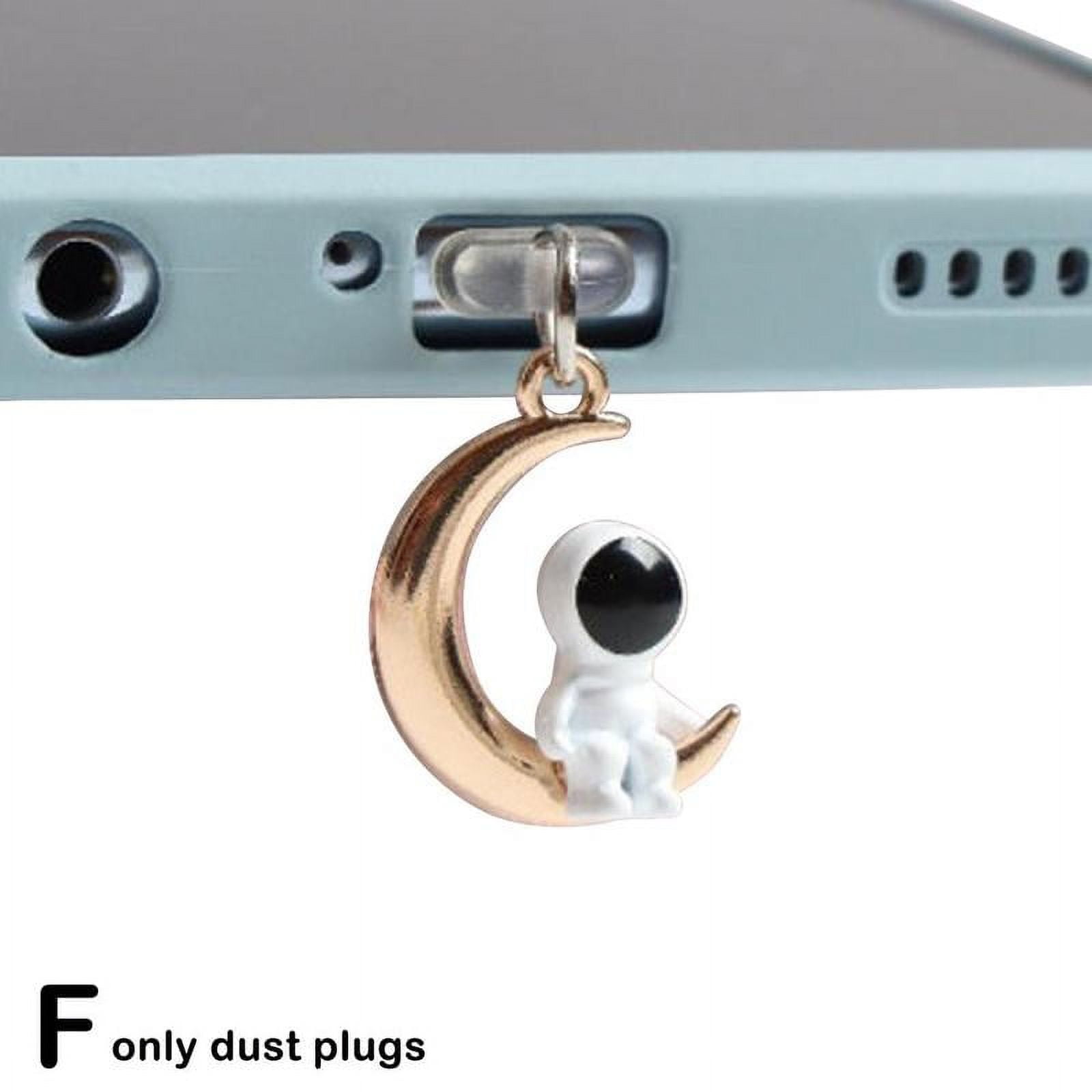 pulunto Dust Plug Charm Cute Astronaut Earphone Jack Stopper Cap ...