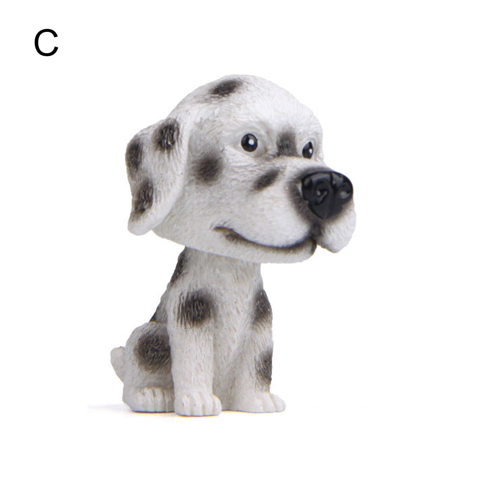 Creative Bobble Head Dog Puppy Figurine Nodding Heads Dog Toy Car Decoration, Size: 17.5x8.5x9cm, Brown