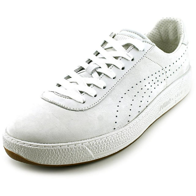 puma puma star mii men  round toe suede white sneakers