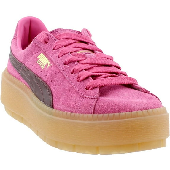 puma suede platform trace block - women's