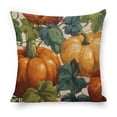 thumbnail image 1 of pumpkins leaveslinen toss pillowcase decoration pillowcase gifting preferred 20x20inch cushion cover sofa pillowcase sofa bedroom living room car, 1 of 8