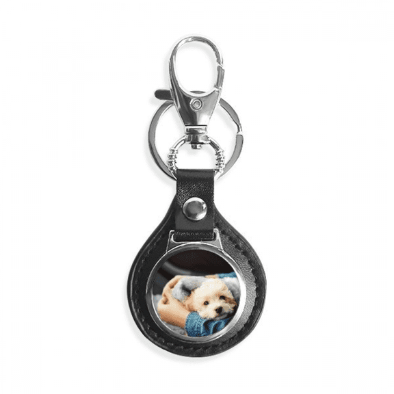 puppy cute animal photography key link chain keyholder finder hook metal