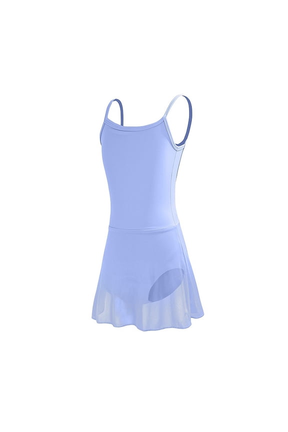 Ballet Leotards for Girls, Toddler Dance Leotards with Skirt Camisole Ballerina Outfit Dresses for Kids 4-15 Years