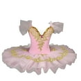 thumbnail image 1 of purcolt Ballet Leotards for Girls with Platter Ruffle Sleeve Skirted Dance Dress Ballerina Outfit Dancewear Stage Performance Costume, 1 of 3