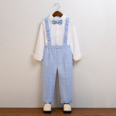 purcolt Boys Formal Suit Dress Pants Straight Leg Slim Fit Flat Front School Uniform Pants Trousers for Toddler Kids Children