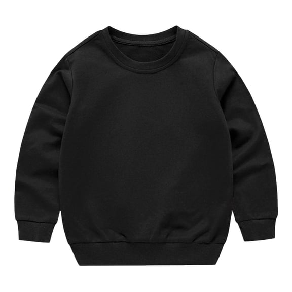 purcolt Boys and Girls' Cotton Crew-Neck Sweaters Long Sleeve Pullover Knit Uniform Sweater 2-14 Years