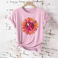thumbnail image 1 of purcolt Breast Cancer Awareness Shirts for Women Pink Ribbon Breast Cancer Support Shirts Cancer Tee Tops Breast Cancer Gifts for Woman, 1 of 3