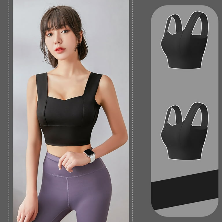 Fashion Sports Bra Women's Stretchable Non Padded Seamless Non Wired Sports  Air Bra