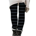 thumbnail image 1 of purcolt Girls Halloween Costume Leggings Striped Print Long High Waist Tight Pants for Kids 3-8 Years, 1 of 6