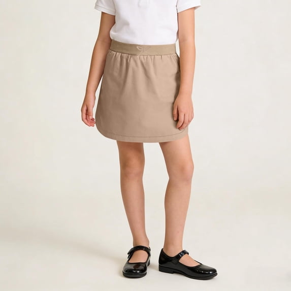 purcolt Girls School Uniform Scooter Skirt with Undershorts, Athletic Mini Tennis Skirt with Pockets, 5-15 Years