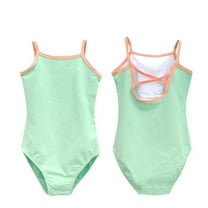 purcolt Gymnastics Leotards for Girls Criss-Cross Back Seamless Camisole Undergarment Leotards for Dance/Ballet/Gymnastics/Skating 3-16 Years