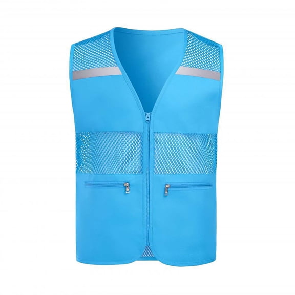 purcolt Hi Vis Reflective Safety Vest for Men Women, Breathable Mesh Fishing Vest, Construction Vests for Outdoor Work