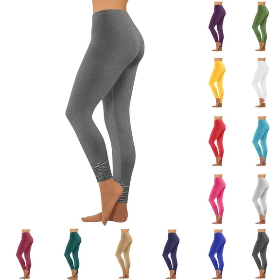 purcolt High Waisted Leggings for Women Tummy Control Yoga Pants Non See Through Soft Running Workout Leggings, XS-4XL