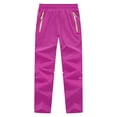 thumbnail image 1 of purcolt Kids Snow Pants Boys and Girls Waterproof Insulated Hiking Pants Youth Winter Warm Fleece Lined Ski Snowpants with Pockets, 1 of 9