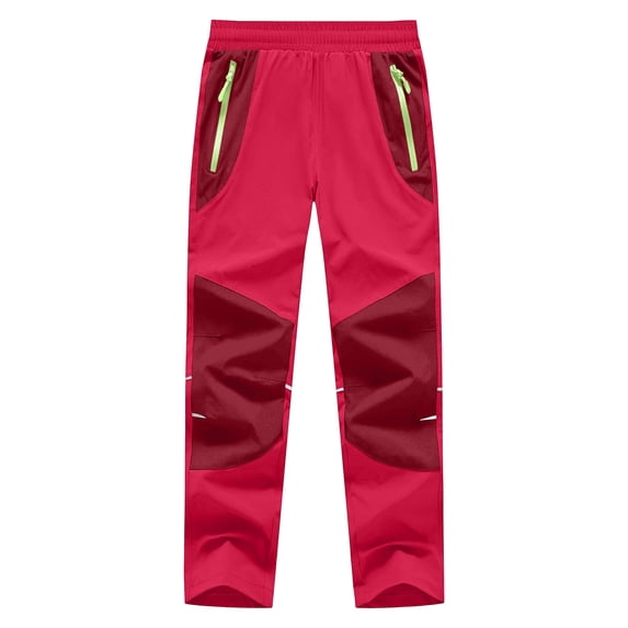 purcolt Kids Snow Pants Boys and Girls Waterproof Insulated Hiking Pants Youth Winter Warm Fleece Lined Ski Snowpants with Pockets