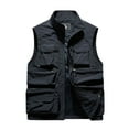 thumbnail image 1 of purcolt Men's Fishing Vest Lightweight Quick Dry Mesh Lining Cargo Vest with Multi Pockets for Outdoor Hiking Travel Work Photo, 1 of 4