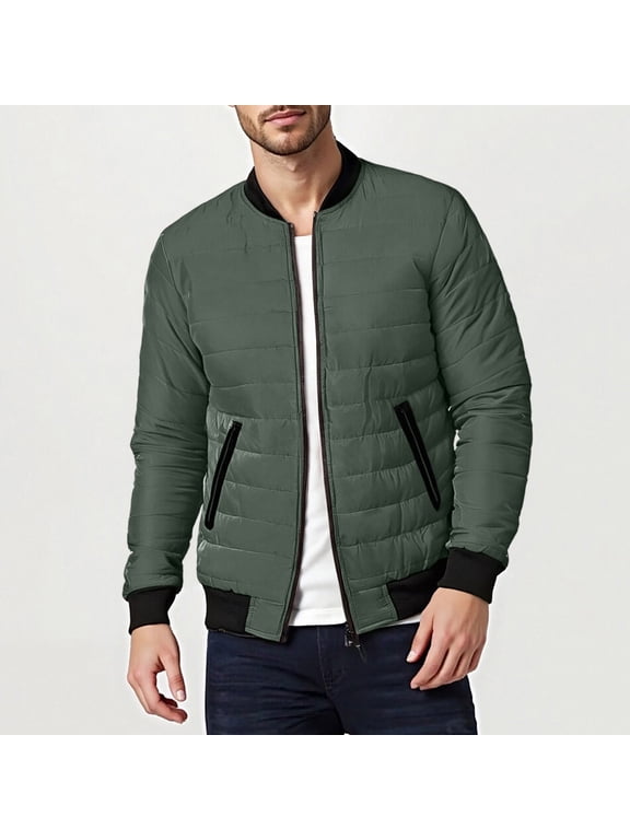 Men's Packable Lightweight Water-Resistant Puffer Jackets Windproof Insulated Thermal Warm Winter Coats for Running Travel