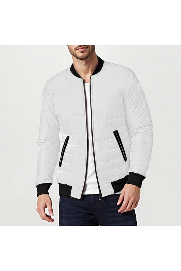 Men's Packable Lightweight Water-Resistant Puffer Jackets Windproof Insulated Thermal Warm Winter Coats for Running Travel