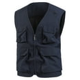 thumbnail image 1 of purcolt Men's Quick Dry Fishing Vest Lightweight Cargo Vest Jacket Travel Work Hunting Camping Outerwear with Multi Pockets, 1 of 8