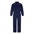 thumbnail image 1 of purcolt Men's Work Coverall High Visibility Overalls Mechanics Workwear Jumpsuit with Multi Pockets, 1 of 4