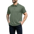 thumbnail image 1 of purcolt Mens Golf Shirts Quick Dry Workout Athletic T Shirt Performance Moisture Wicking Short Sleeve Casual Collared Tops, 1 of 7