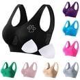 thumbnail image 1 of purcolt Plus Size Bras for Women Mesh Back Breathable No Underwire Full Coverage Everyday Bra Comfortable Wireless Padded Bras, 1 of 4