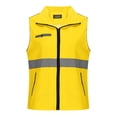 thumbnail image 1 of purcolt Reflective Safety Vest for Men Women with Multiple Zipper Pockets High Visibility Vest Hi Vis Construction Work Vest, Meets ANSI/ISEA Standards, 1 of 4